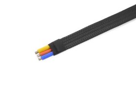 G-Force RC Kabel-Schutzhülse Geflochten 8mm Schwarz...