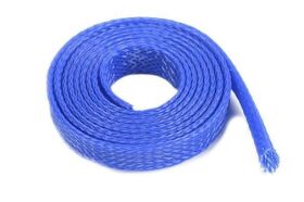 G-Force RC Kabel-Schutzhülse Geflochten 8mm Blau 1m...