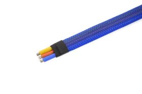 G-Force RC Kabel-Schutzhülse Geflochten 8mm Blau 1m...