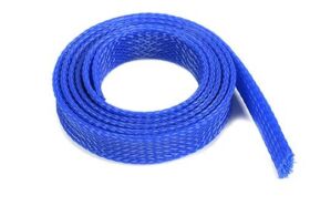G-Force RC Kabel-Schutzhülse Geflochten 14mm Blau 1m...