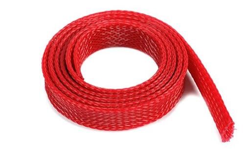 G-Force RC Kabel-Schutzhülse Geflochten 14mm Rot 1m / GF-1476-042