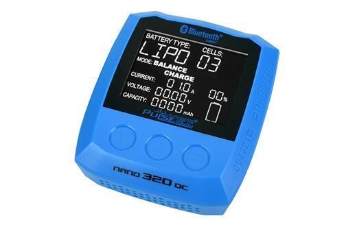 Pulsetec Charger Nano 320 Pulse Link App DC 11-18V 320W Power 0.1-15.0A 1-6 Li-xx 1-15 Ni-xx 2-20V PB / PC-020-003