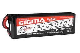 RC Plus Li-Po Batterypack Sigma 45C 2600 mAh 4S1P 14.8V...