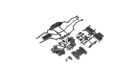 Axial Ersatzteil Wraith 1.9 Lower Rail/Skid Platte/Akku Tray / AXI231001