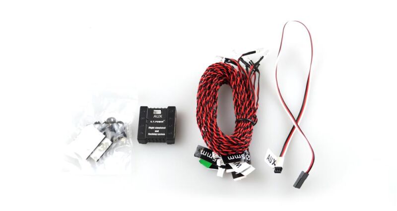 Amewi LED Flugzeug Lichtsystem mit Kontrolleinheit / 28966