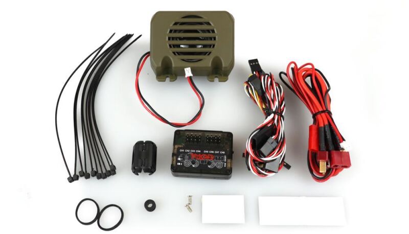 Amewi Sound Set mit grünem Gehäuse / 011-S001A