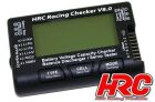 HRC Racing Akku Analyzer 1~8S Checker & Balancer mit prozentualer Spannungsanzeige / HRC9372C