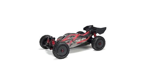Arrma Ersatzteil Body Painted w/Decals Typhon 6S Black/Red / ARA406120