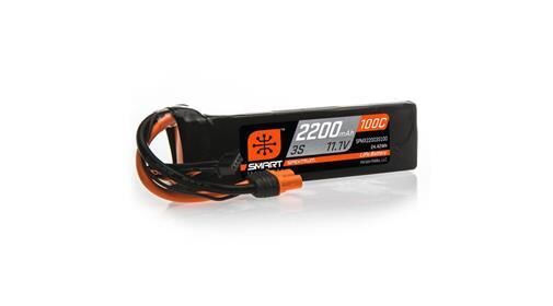 Spektrum Akku 2200mAh 3S 11.1V 100C Smart LiPo Akku IC3 / SPMX22003S100