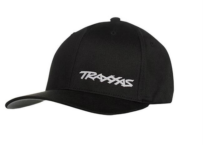 TRAXXAS FLEX HAT CURVE BILL BLK/WHT LX TRAXXAS / TRX1187-BLW-LXL