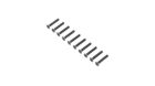 Losi Senkkopfschraube Stahl schwarz Oxide M4 x 25mm (10 Stück) / LOS255018