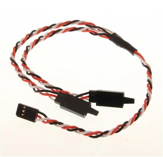 Robbe Modellsport V-KABEL FUTABA VERDRILLT 300MM 22AWG/0,32MM² MIT STECKERSICHERUNG 1STK. / 46132