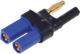 Robbe Modellsport ADAPTER EC-5BUCHSE AUF 4MM GOLDKONTAKT...