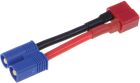 Robbe Modellsport ADAPTERKABEL EC-3 STECKER AUF T BUCHSE 14AWG/2,1MMý 30MM 1STK. / 46081