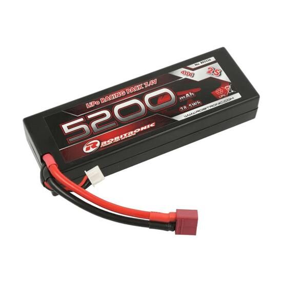 Robitronic LiPo Akku 5200mAh 2S 40C T-Stecker / R05236