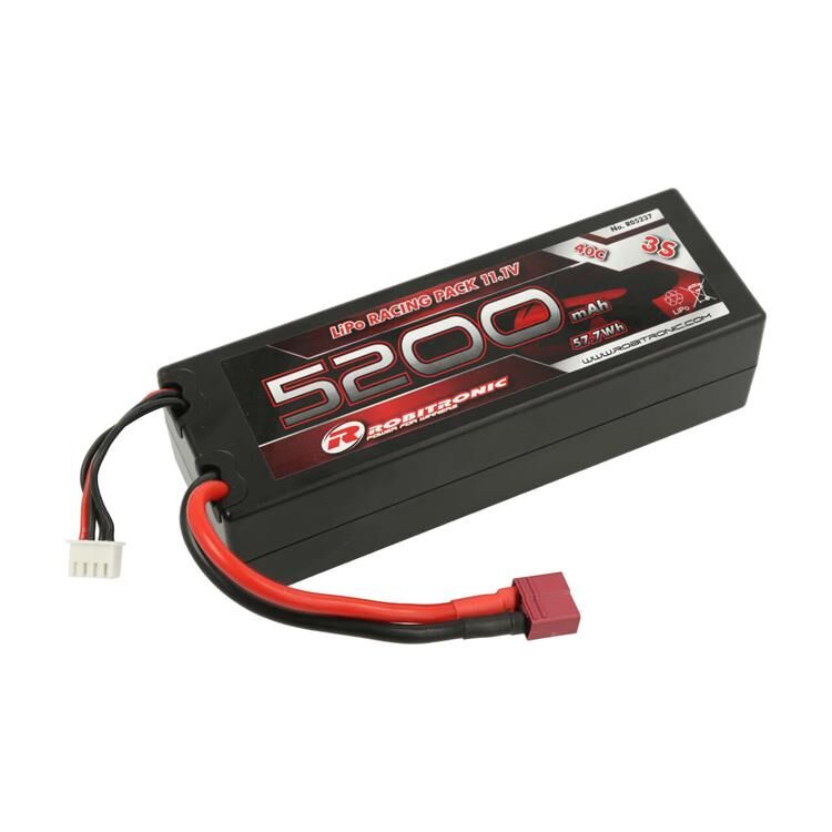 Robitronic LiPo Akku 5200mAh 3S 40C T-Stecker / R05237