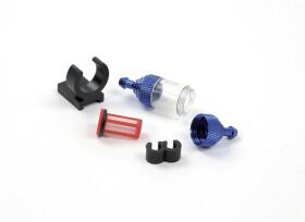 Robitronic Treibstoffilter Transparent Blau / R07122B