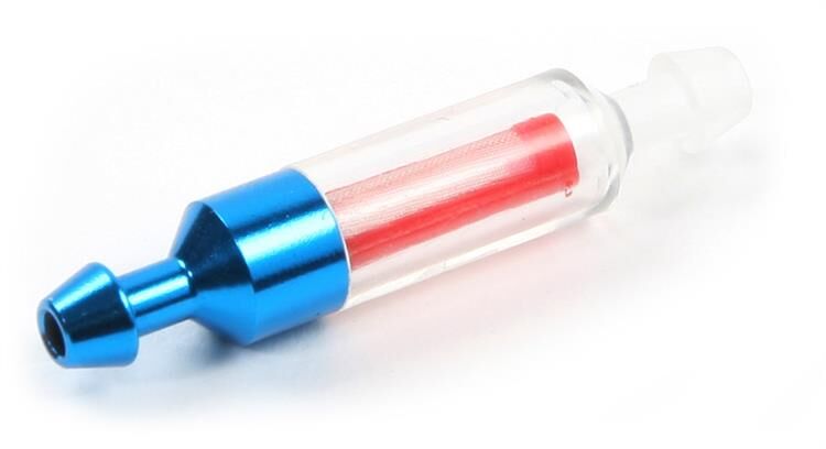 Robitronic Treibstoffilter Klein Transparent Blau / R07123