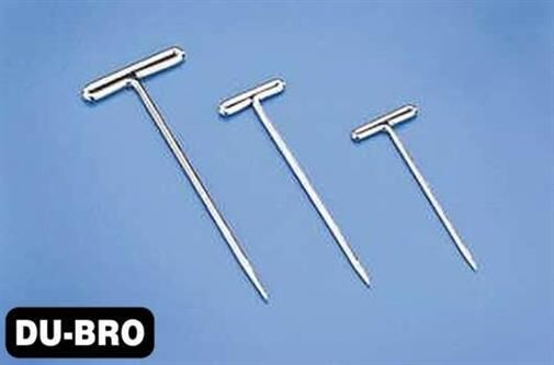 DU-BRO Flugzeugteile Nickel Plated T-Pins 1 (100 pcs per package) / DUB252