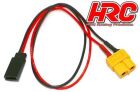HRC Racing Ladekabel Gold XT60 Ladestecker zu Empfängerakku JR Universal Stecker / HRC9618