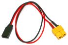 HRC Racing Ladekabel Gold XT60 Ladestecker zu Empfängerakku JR Universal Stecker 300mm / HRC9618