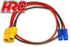 HRC Racing Ladekabel Gold XT60 Ladestecker zu EC2 Stecker / HRC9607