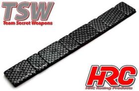 HRC Racing Gewichte im Kohlefaserlook TSW Pro Racing 5...