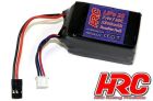 HRC Racing Akku LiPo 2S 7.4V 2300mAh 20C Empfänger Akku Hump Style JR Stecker / HRC06223HJ