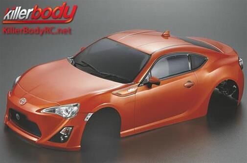 KillerBody Karosserie 1/10 Touring / Drift 195mm Scale Fertig lackiert Box Toyota 86 Metallic Orange / KBD48567