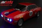 KillerBody Karosserie 1:10 Touring und Drift Alfa Romeo 2000 GTAm Racing 195 mm fertig lackiert / KBD48251