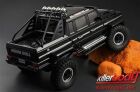 KillerBody Karosserie 1/10 Crawler Scale Fertig lackiert Box Horri-Bull Schwarz fits Axial 2012 Jeep Wrangler / KBD48338