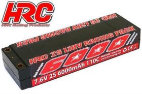 HRC Racing Akku LiHV 2S 7.6V 6000mAh 110C RC Car HRC 6000...