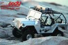 KillerBody Karosserie 1/10 Crawler Scale Fertig lackiert Box Warrior Silber fits Axial SCX10 Chassis / KBD48443