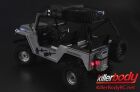 KillerBody Karosserie 1/10 Crawler Scale Fertig lackiert Box Warrior Silber fits Axial SCX10 Chassis / KBD48443
