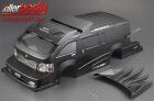 KillerBody Karosserie 1/10 Touring / Drift 195mm Scale Fertig lackiert Box Furious Angel Schwarz / KBD48407