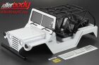 KillerBody Karosserie 1/10 Crawler Scale Fertig lackiert Box Warrior Weiss fits Axial SCX10 Chassis / KBD48445
