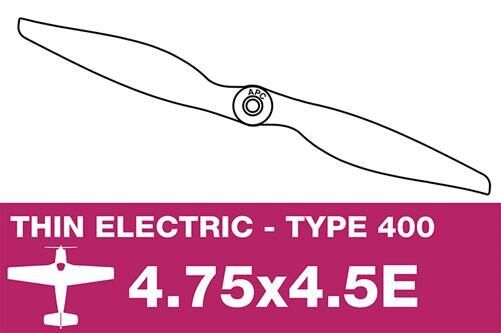 APC Elektro Luftschraube 400 klasse 4.75X4.5E / AP-04745E