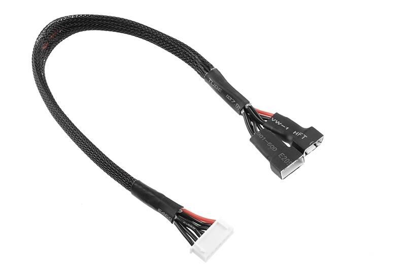 Team Corally Balancer-Kabel 2X 3S Akku 2X 3S XH Stecker Lader 6S XH Buchse Silikon Kabel 22AWG 30cm 1 St/ C-50210