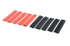 Team Corally Schrumpfschlauch 9.5mm Rot + Schwarz 10 Sts / C-50224