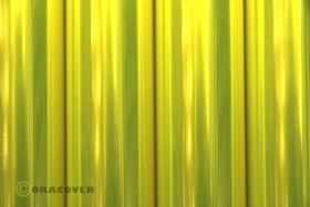 Oracover Transparent Fluorescent Yellow ( Length Roll 2m...
