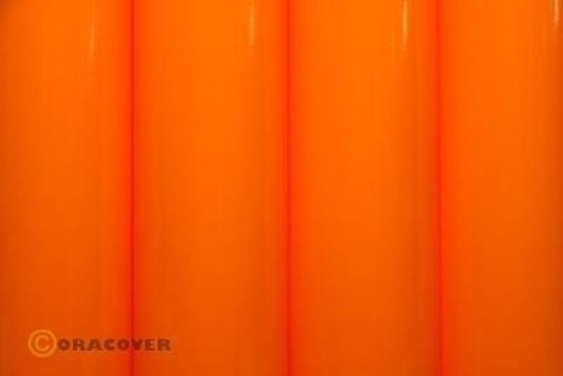 Oracover Fluorescent Signal Orange ( Length Roll 2m Width 60cm ) / OR-21-065-002