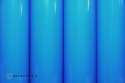 Oracover Orastick Blue Fluorescent ( Length Roll 2m Width 60cm ) / OR-25-051-002