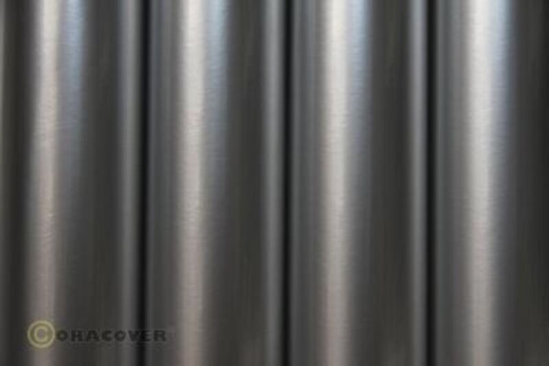 Oracover Orastick Silver ( Length Roll 2m Width 60cm ) / OR-25-091-002