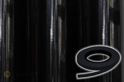 Oracover Oraline Black ( Length Roll 15m Width 3mm ) / OR-26-071-003