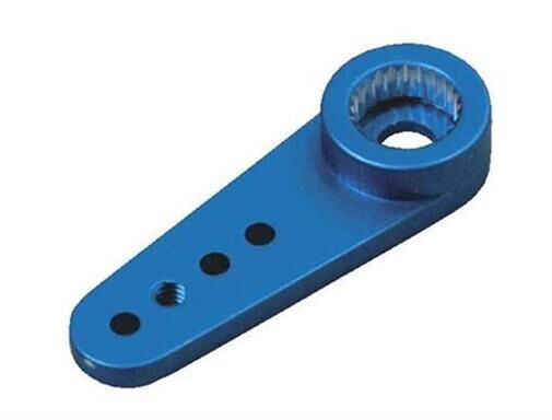 Multiplex Abtriebshebel Metall Alu rot einarmig (R-ML24) / 118703