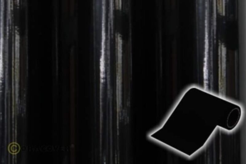 Oracover Oratrim Black ( Length Roll 5m Width 9,5cm ) / OR-27-071-005