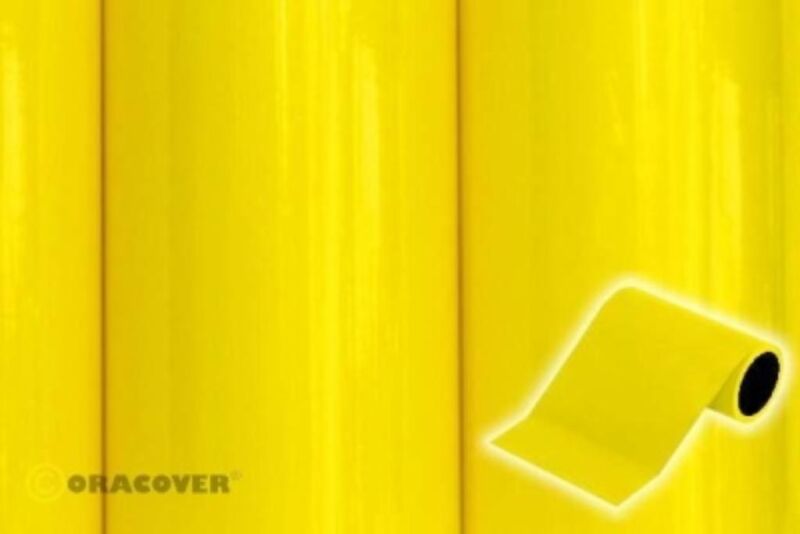 Oracover Oratrim Royal Sun Yellow ( Length Roll 2m Width 9,5cm ) / OR-27-332-002