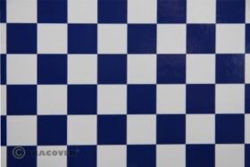 Oracover Orastick Fun 3 (25mm Square) White + Dark Blue (...