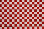 Oracover Orastick Fun 4 (12,5mm Square) White + Red ( Length Roll 2m Width 60cm ) / OR-48-010-023-002