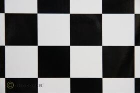 Oracover Fun 5 (52mm Square) White Black ( Length Roll 2m...